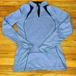 Mizuno Women's 1/4 Athletic Midweight Top Size Medium Active Performance Run